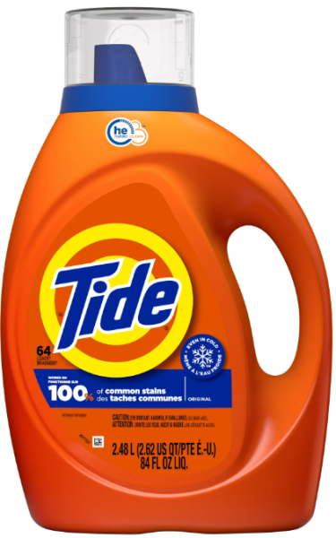 TIDE 'Original' Laundry Detergent Flüssigwaschmittel 64 Loads 2480ml